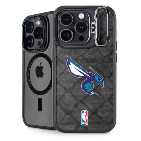 NBA Charlotte Hornets Dark Rust iPhone 15 Pro Kickstand Case